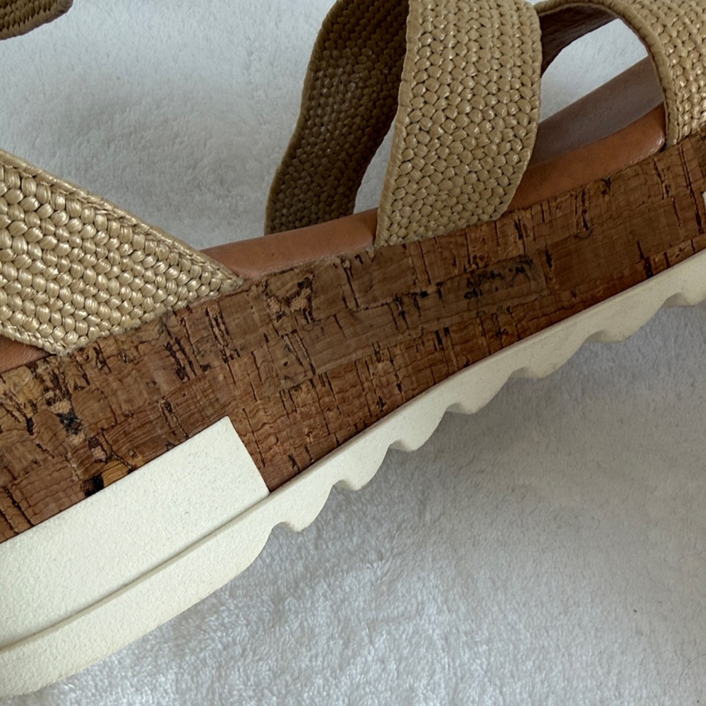Steve Madden Bandi Espadrille Platform Sandal | Natural Raffia | Size 8.5 - Picture 14 of 16